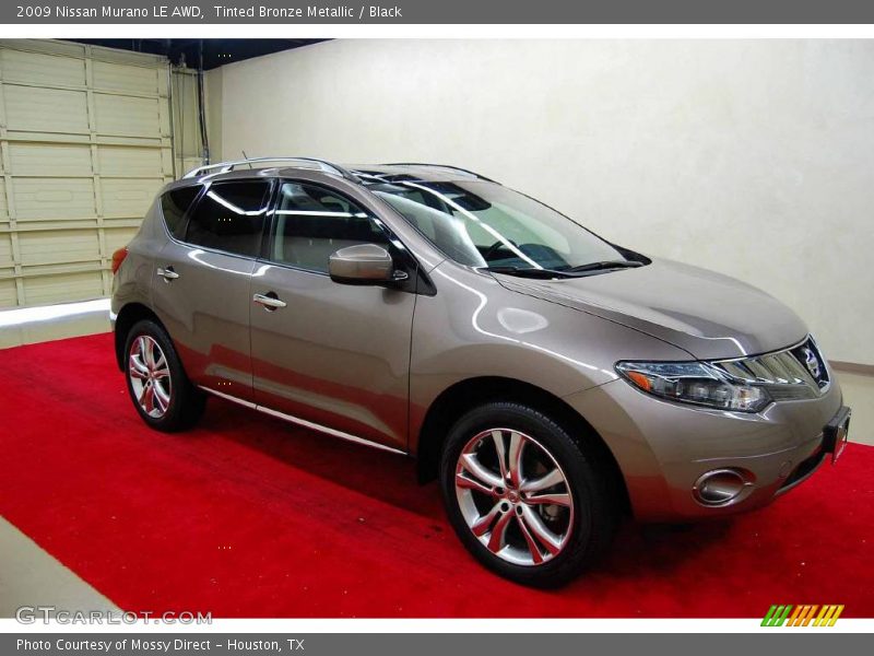 Tinted Bronze Metallic / Black 2009 Nissan Murano LE AWD