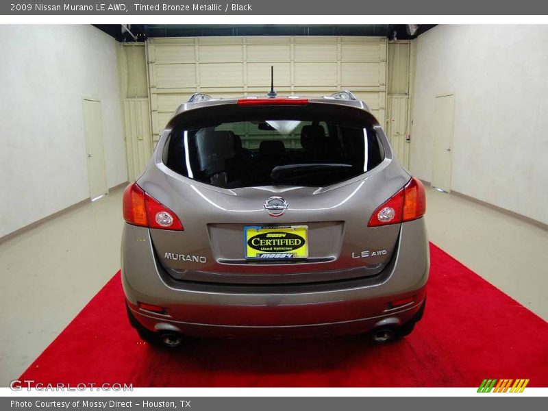 Tinted Bronze Metallic / Black 2009 Nissan Murano LE AWD