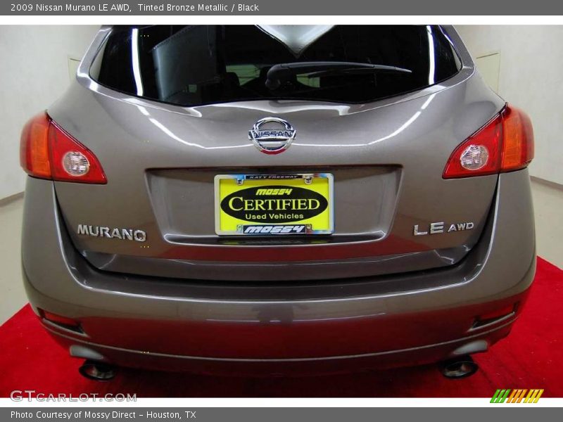 Tinted Bronze Metallic / Black 2009 Nissan Murano LE AWD