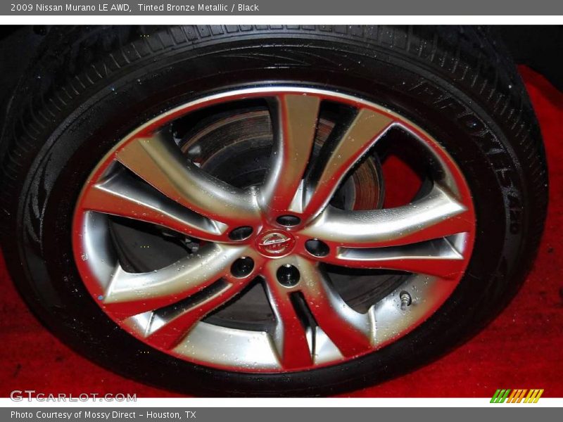 Tinted Bronze Metallic / Black 2009 Nissan Murano LE AWD