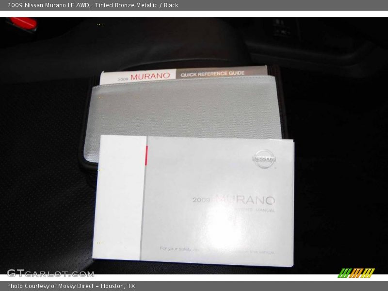 Tinted Bronze Metallic / Black 2009 Nissan Murano LE AWD