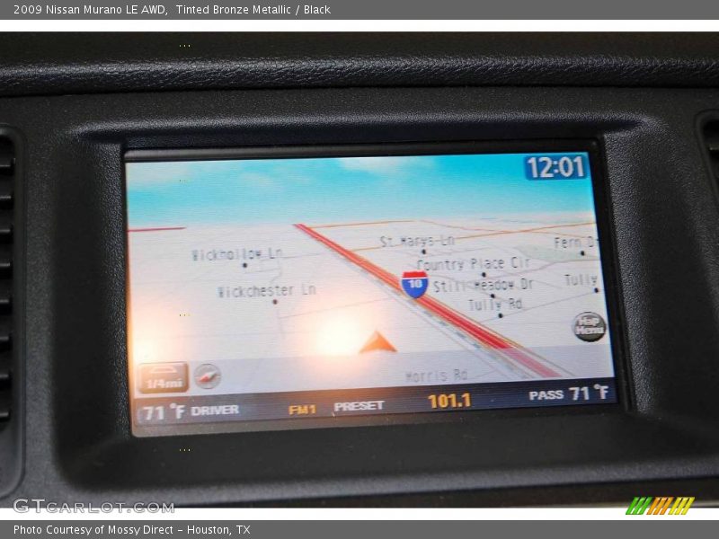 Tinted Bronze Metallic / Black 2009 Nissan Murano LE AWD
