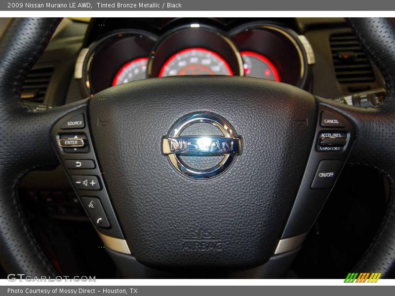 Tinted Bronze Metallic / Black 2009 Nissan Murano LE AWD