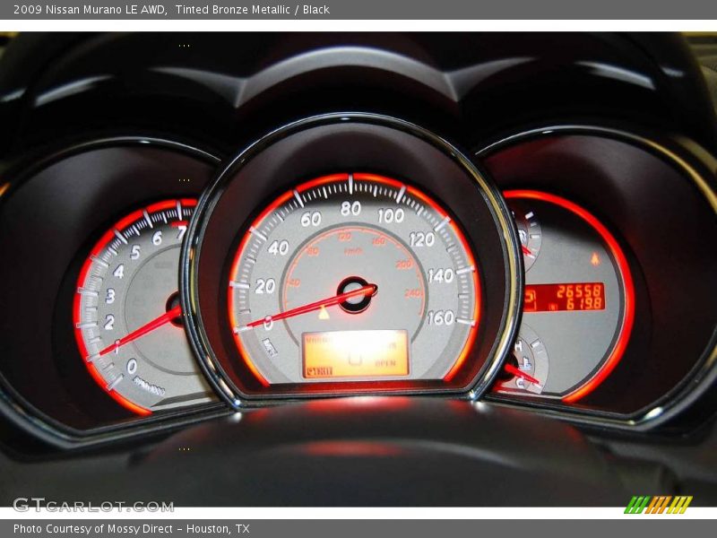 Tinted Bronze Metallic / Black 2009 Nissan Murano LE AWD