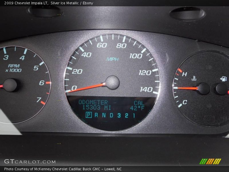 Silver Ice Metallic / Ebony 2009 Chevrolet Impala LT