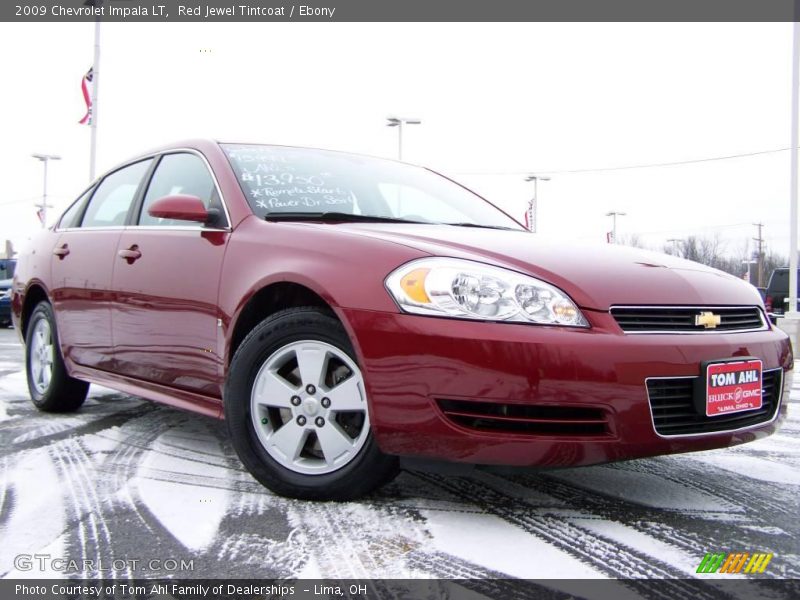 Red Jewel Tintcoat / Ebony 2009 Chevrolet Impala LT