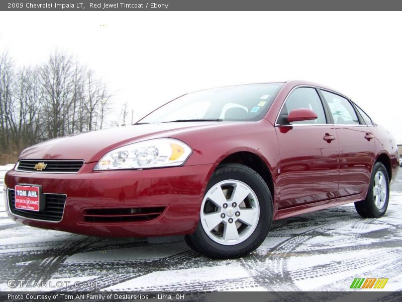 Red Jewel Tintcoat / Ebony 2009 Chevrolet Impala LT