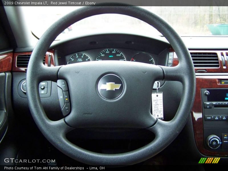 Red Jewel Tintcoat / Ebony 2009 Chevrolet Impala LT