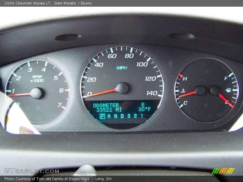 Slate Metallic / Ebony 2009 Chevrolet Impala LT