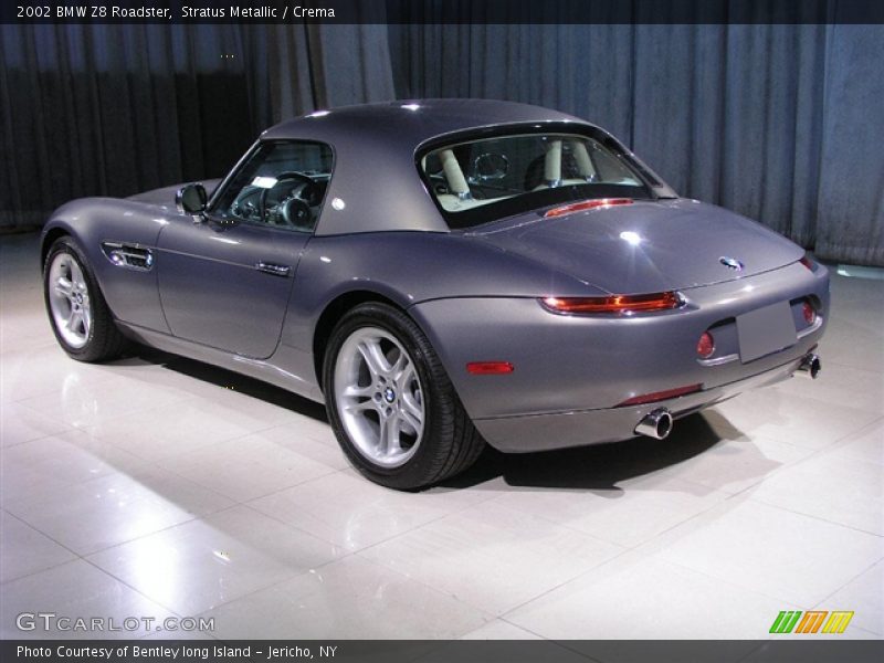 Stratus Metallic / Crema 2002 BMW Z8 Roadster