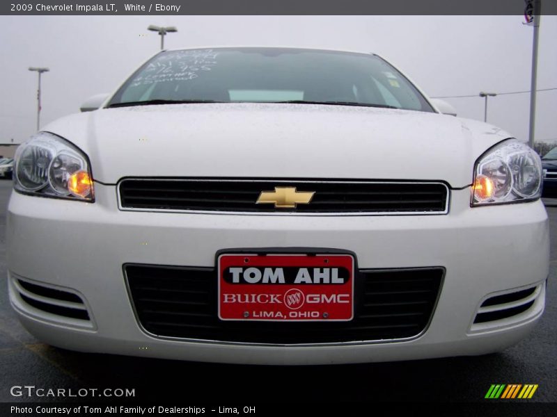 White / Ebony 2009 Chevrolet Impala LT