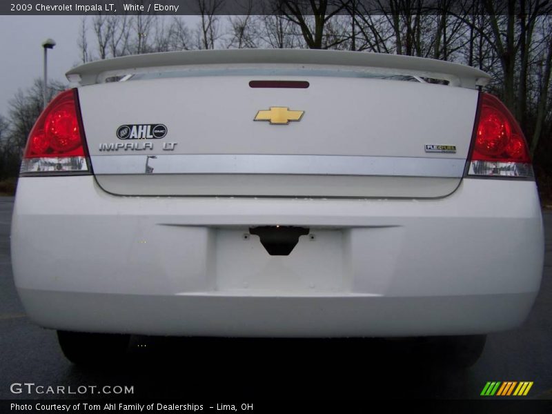 White / Ebony 2009 Chevrolet Impala LT