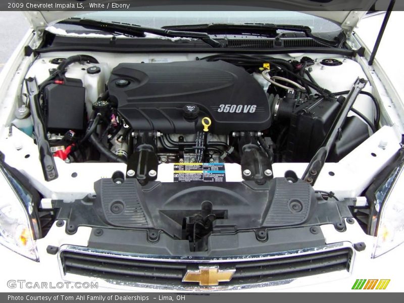 White / Ebony 2009 Chevrolet Impala LS