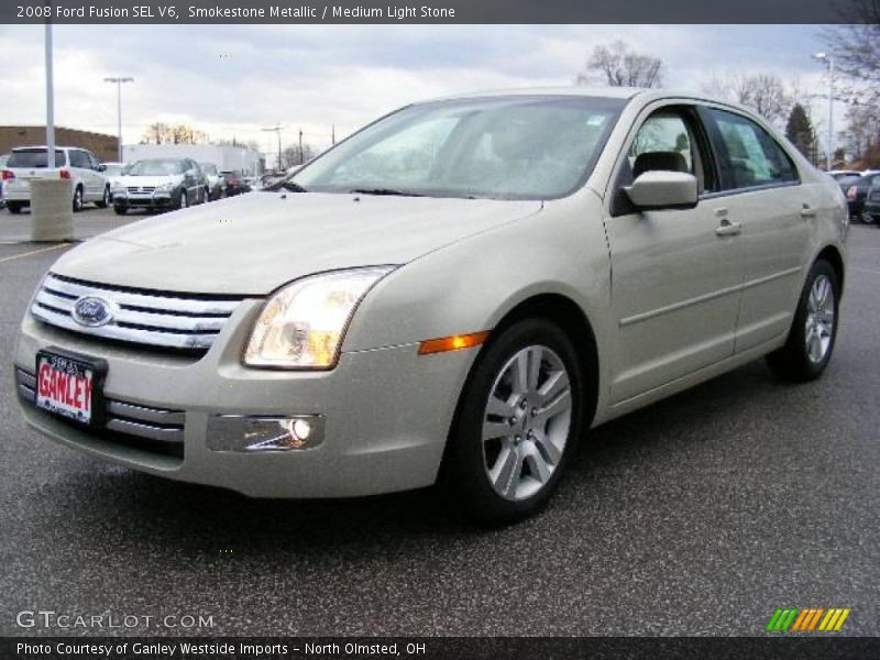 Smokestone Metallic / Medium Light Stone 2008 Ford Fusion SEL V6
