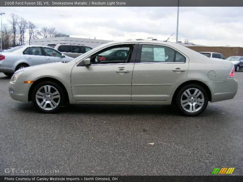Smokestone Metallic / Medium Light Stone 2008 Ford Fusion SEL V6