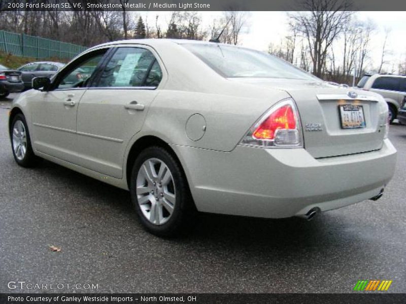 Smokestone Metallic / Medium Light Stone 2008 Ford Fusion SEL V6