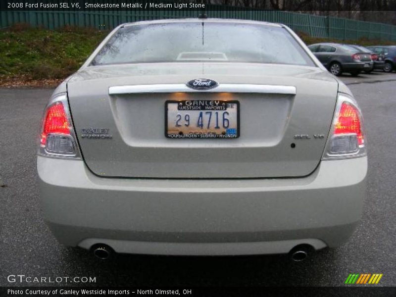 Smokestone Metallic / Medium Light Stone 2008 Ford Fusion SEL V6