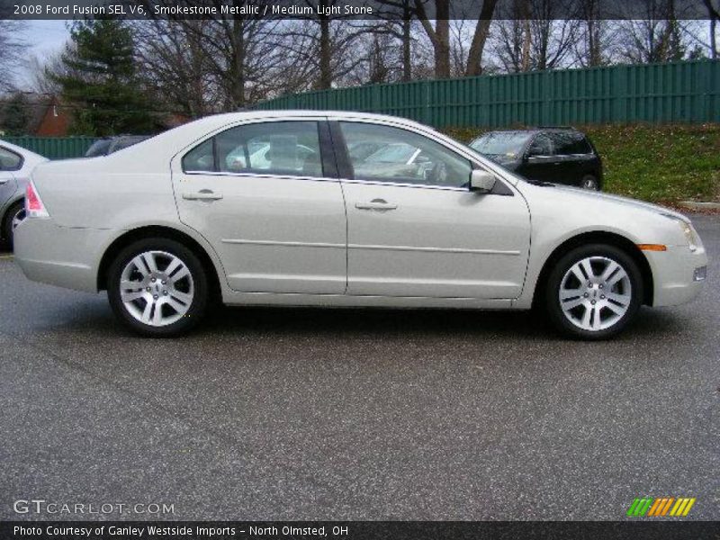 Smokestone Metallic / Medium Light Stone 2008 Ford Fusion SEL V6