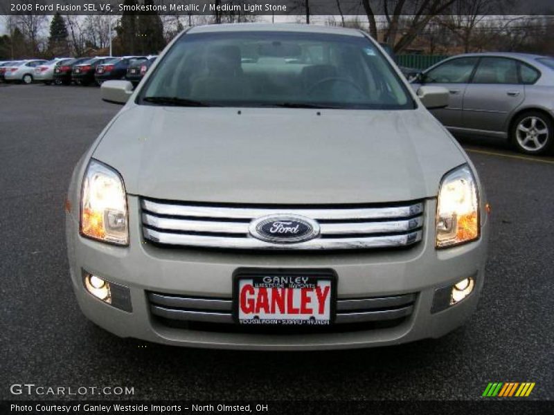 Smokestone Metallic / Medium Light Stone 2008 Ford Fusion SEL V6