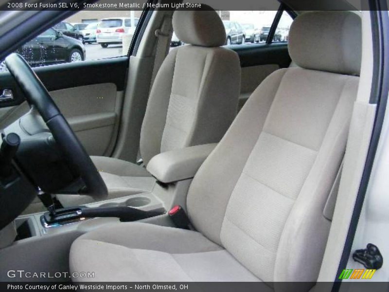 Smokestone Metallic / Medium Light Stone 2008 Ford Fusion SEL V6