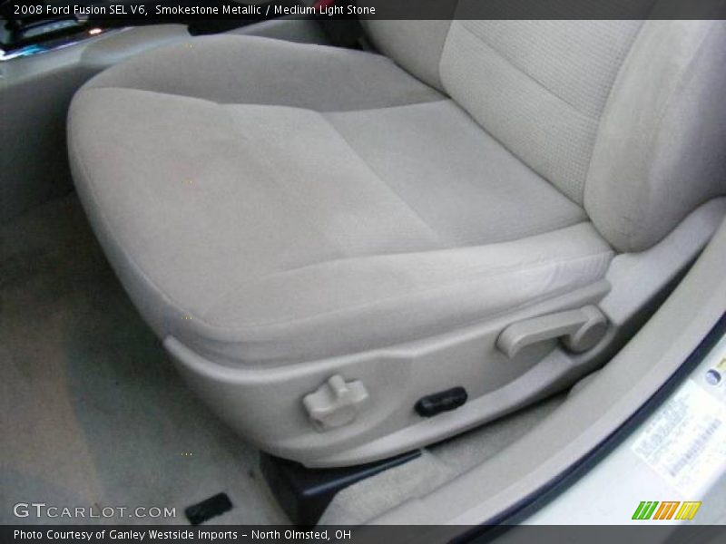 Smokestone Metallic / Medium Light Stone 2008 Ford Fusion SEL V6