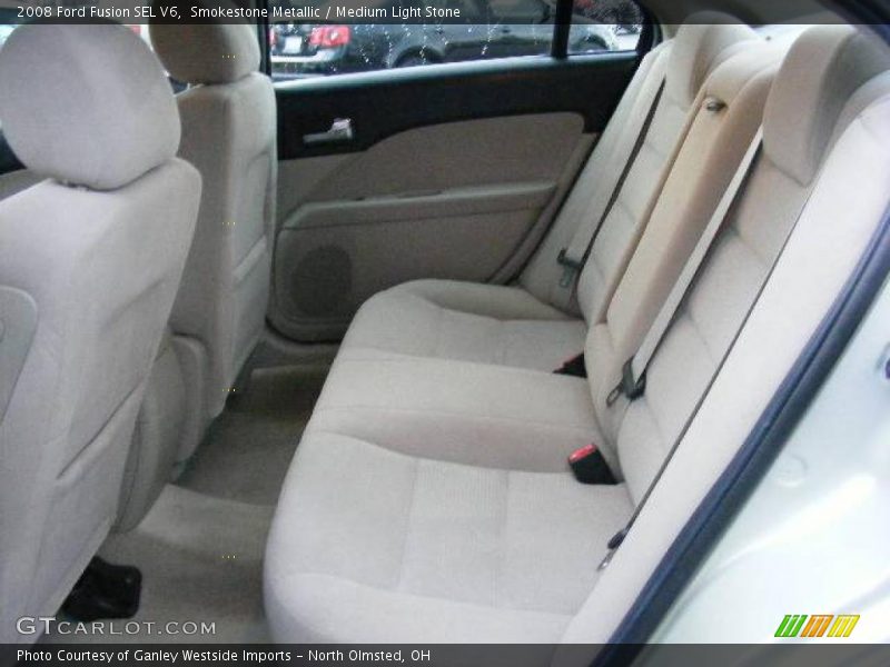 Smokestone Metallic / Medium Light Stone 2008 Ford Fusion SEL V6