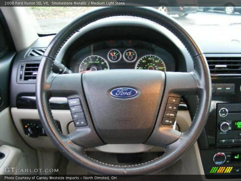 Smokestone Metallic / Medium Light Stone 2008 Ford Fusion SEL V6