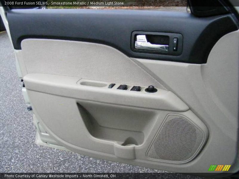 Smokestone Metallic / Medium Light Stone 2008 Ford Fusion SEL V6