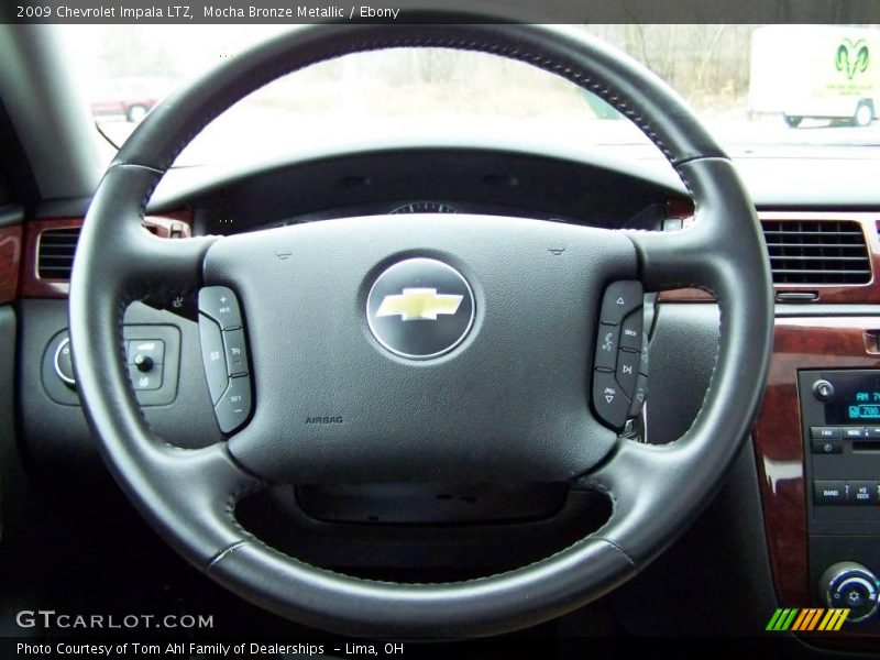 Mocha Bronze Metallic / Ebony 2009 Chevrolet Impala LTZ