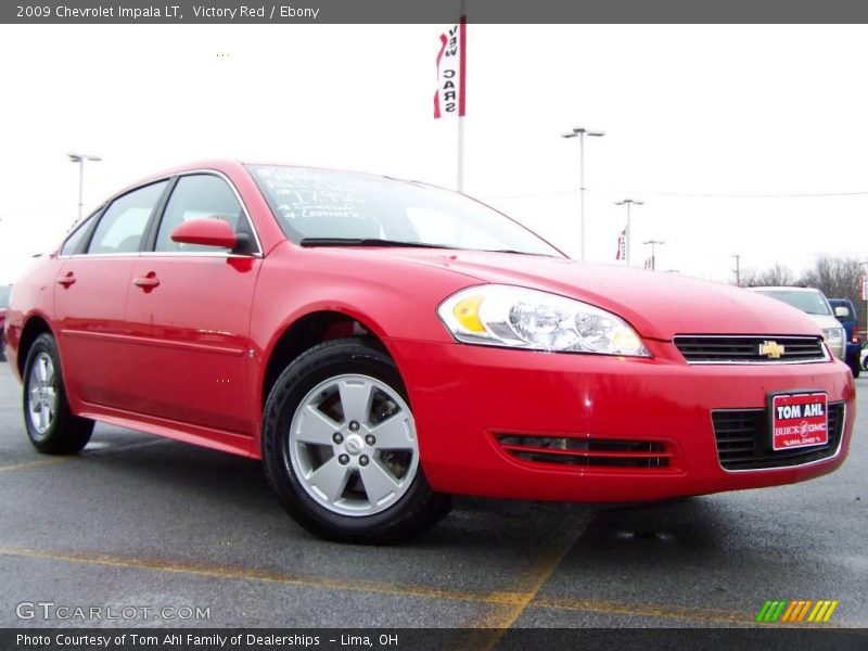 Victory Red / Ebony 2009 Chevrolet Impala LT
