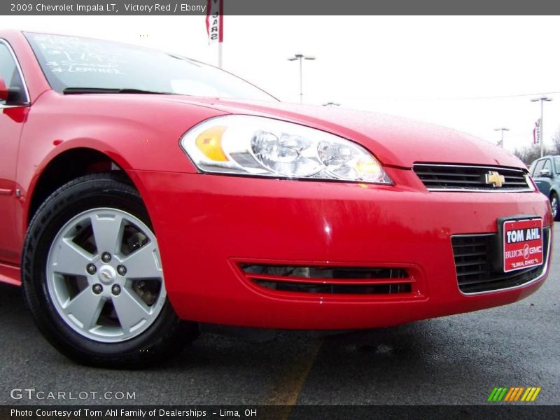 Victory Red / Ebony 2009 Chevrolet Impala LT