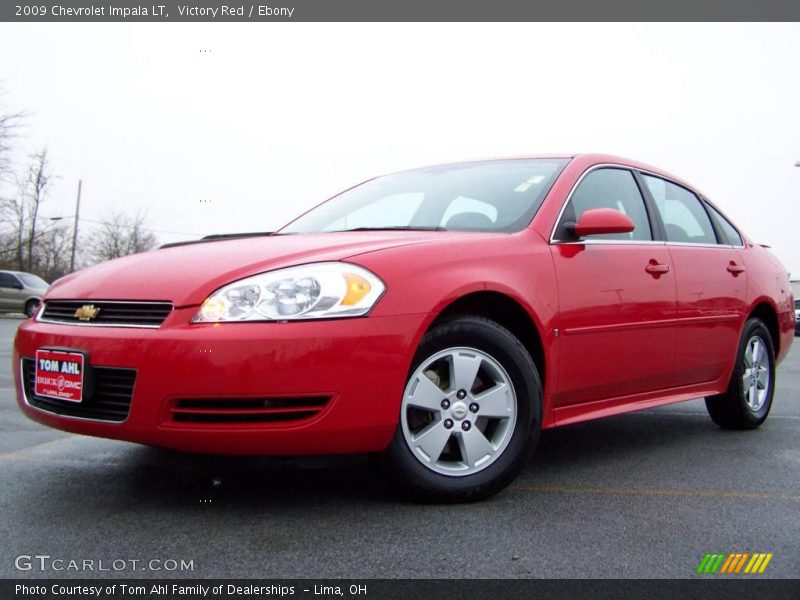 Victory Red / Ebony 2009 Chevrolet Impala LT