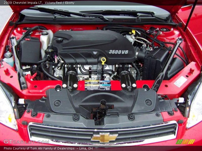 Victory Red / Ebony 2009 Chevrolet Impala LT
