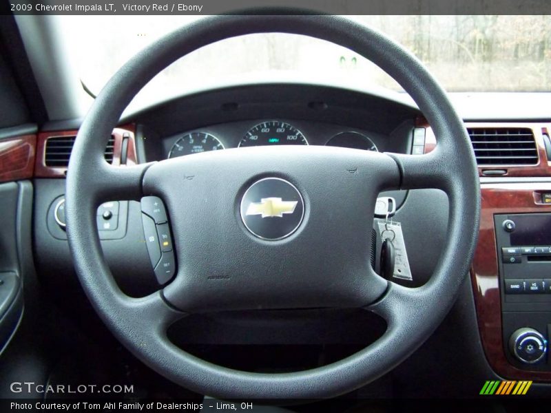 Victory Red / Ebony 2009 Chevrolet Impala LT
