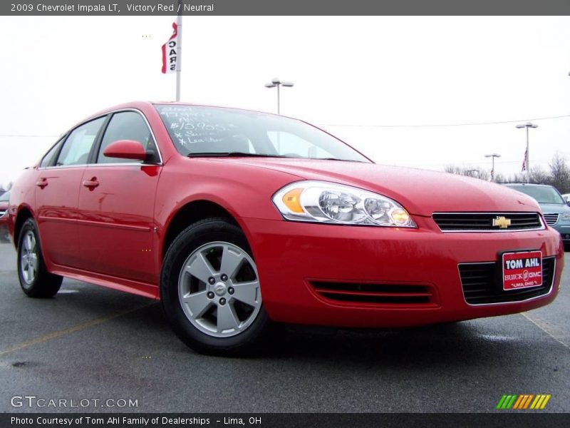 Victory Red / Neutral 2009 Chevrolet Impala LT
