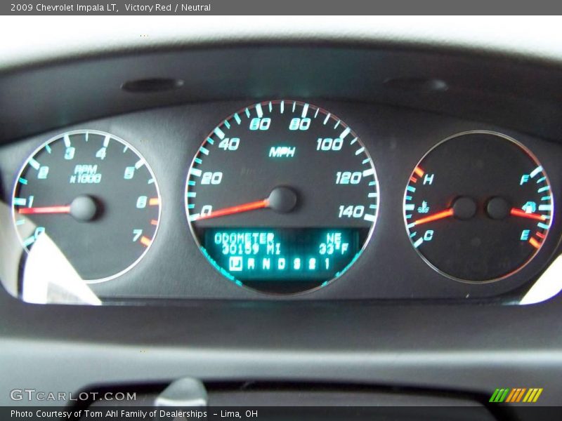 Victory Red / Neutral 2009 Chevrolet Impala LT