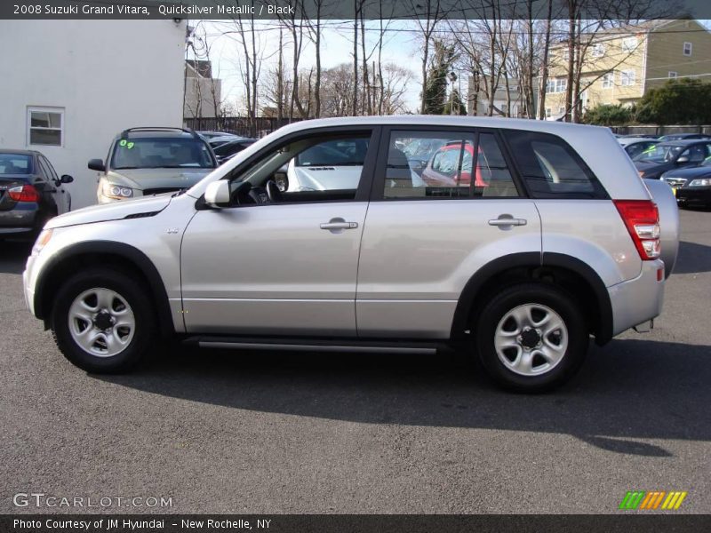 Quicksilver Metallic / Black 2008 Suzuki Grand Vitara