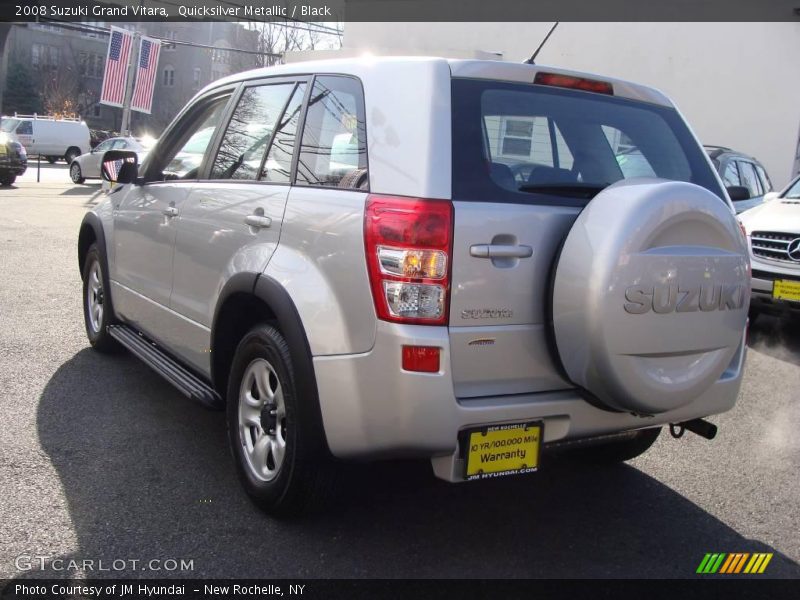 Quicksilver Metallic / Black 2008 Suzuki Grand Vitara