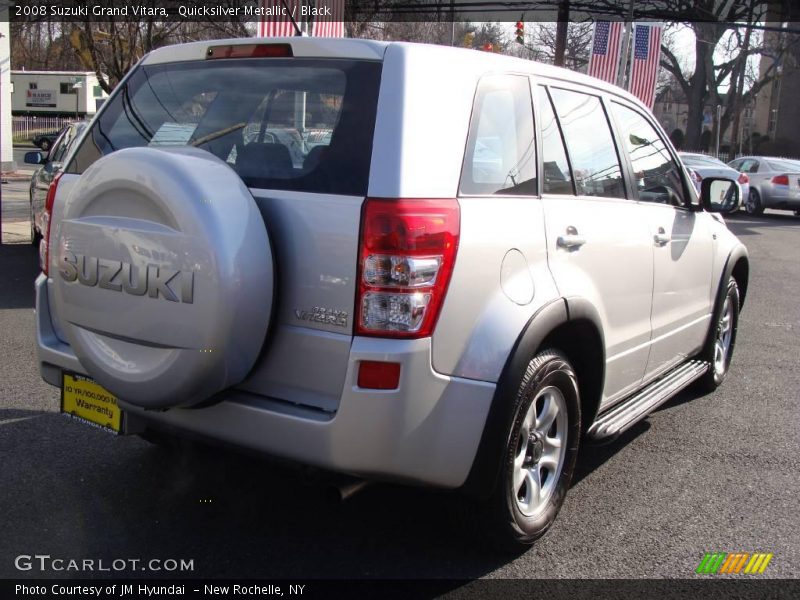 Quicksilver Metallic / Black 2008 Suzuki Grand Vitara