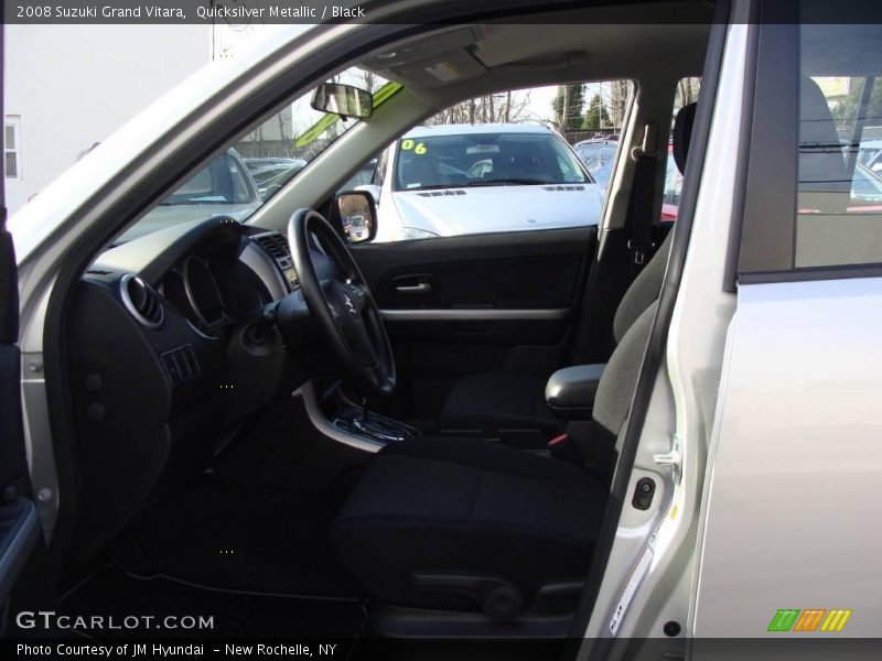 Quicksilver Metallic / Black 2008 Suzuki Grand Vitara