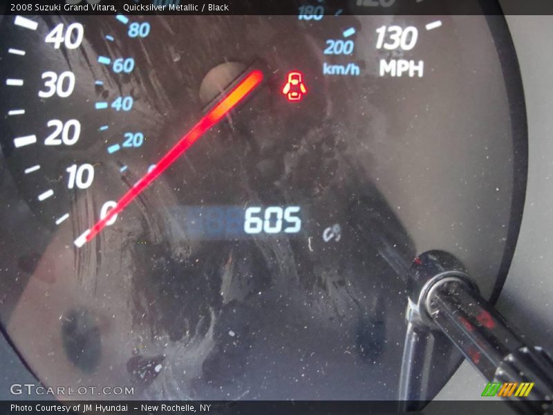Quicksilver Metallic / Black 2008 Suzuki Grand Vitara