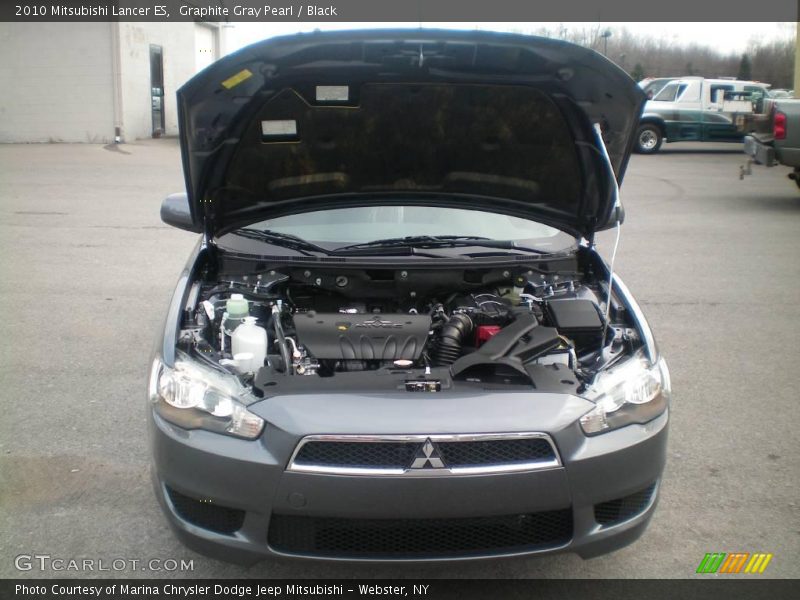 Graphite Gray Pearl / Black 2010 Mitsubishi Lancer ES