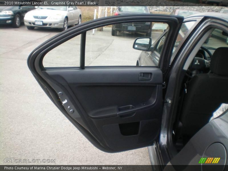 Graphite Gray Pearl / Black 2010 Mitsubishi Lancer ES