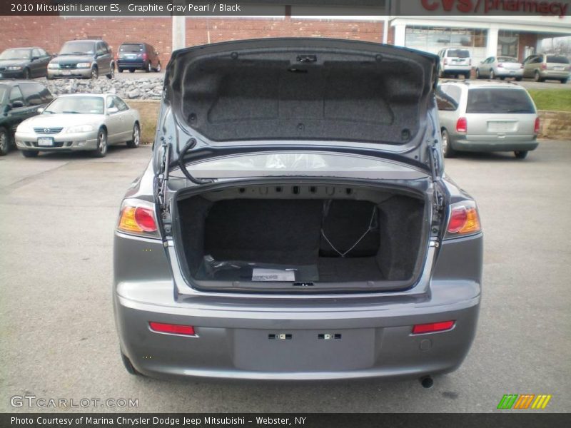 Graphite Gray Pearl / Black 2010 Mitsubishi Lancer ES
