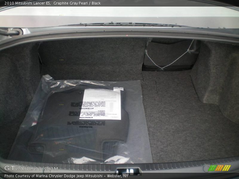 Graphite Gray Pearl / Black 2010 Mitsubishi Lancer ES
