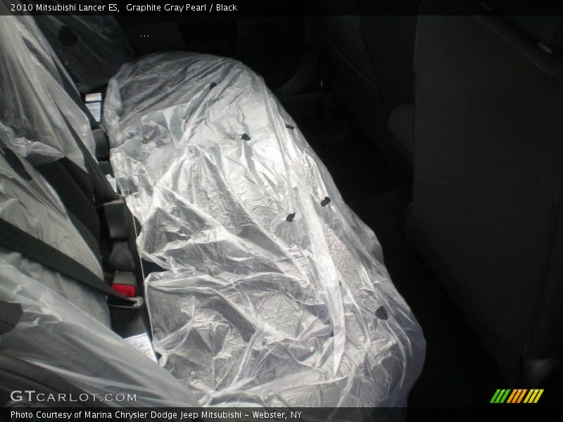 Graphite Gray Pearl / Black 2010 Mitsubishi Lancer ES