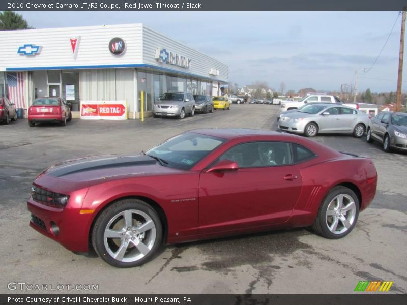 Red Jewel Tintcoat / Black 2010 Chevrolet Camaro LT/RS Coupe