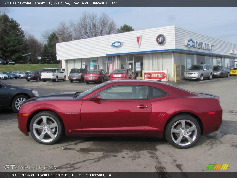 Red Jewel Tintcoat / Black 2010 Chevrolet Camaro LT/RS Coupe