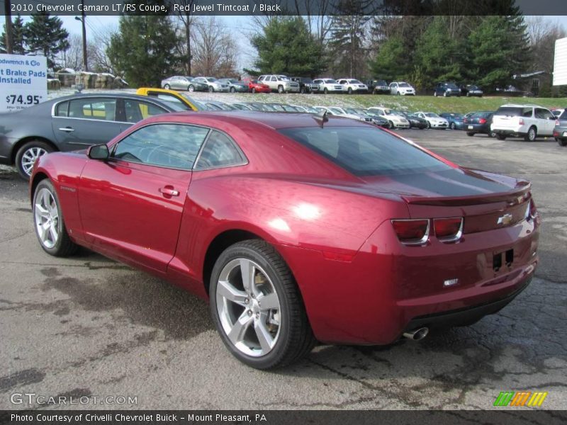 Red Jewel Tintcoat / Black 2010 Chevrolet Camaro LT/RS Coupe