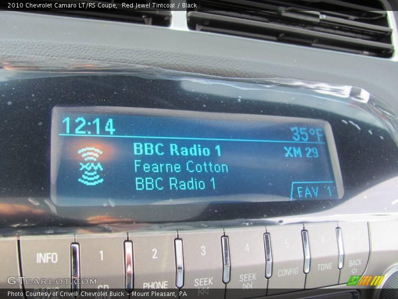 Red Jewel Tintcoat / Black 2010 Chevrolet Camaro LT/RS Coupe